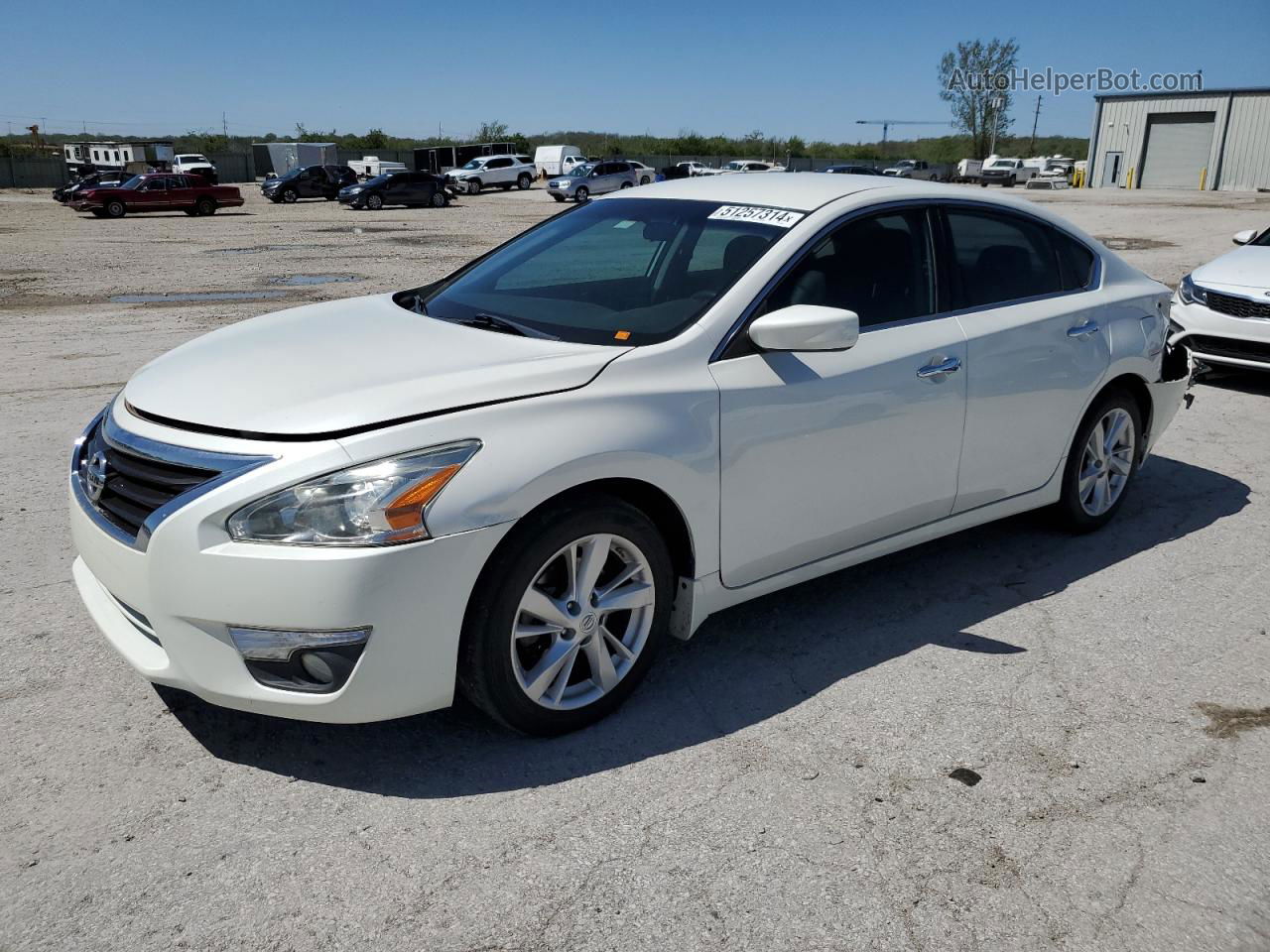 2015 Nissan Altima 2.5 White vin: 1N4AL3AP6FC100769