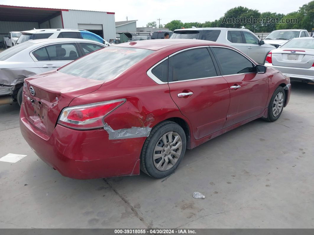 2015 Nissan Altima 2.5 S Red vin: 1N4AL3AP6FC105390