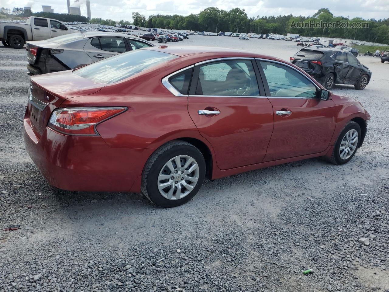 2015 Nissan Altima 2.5 Красный vin: 1N4AL3AP6FC229935