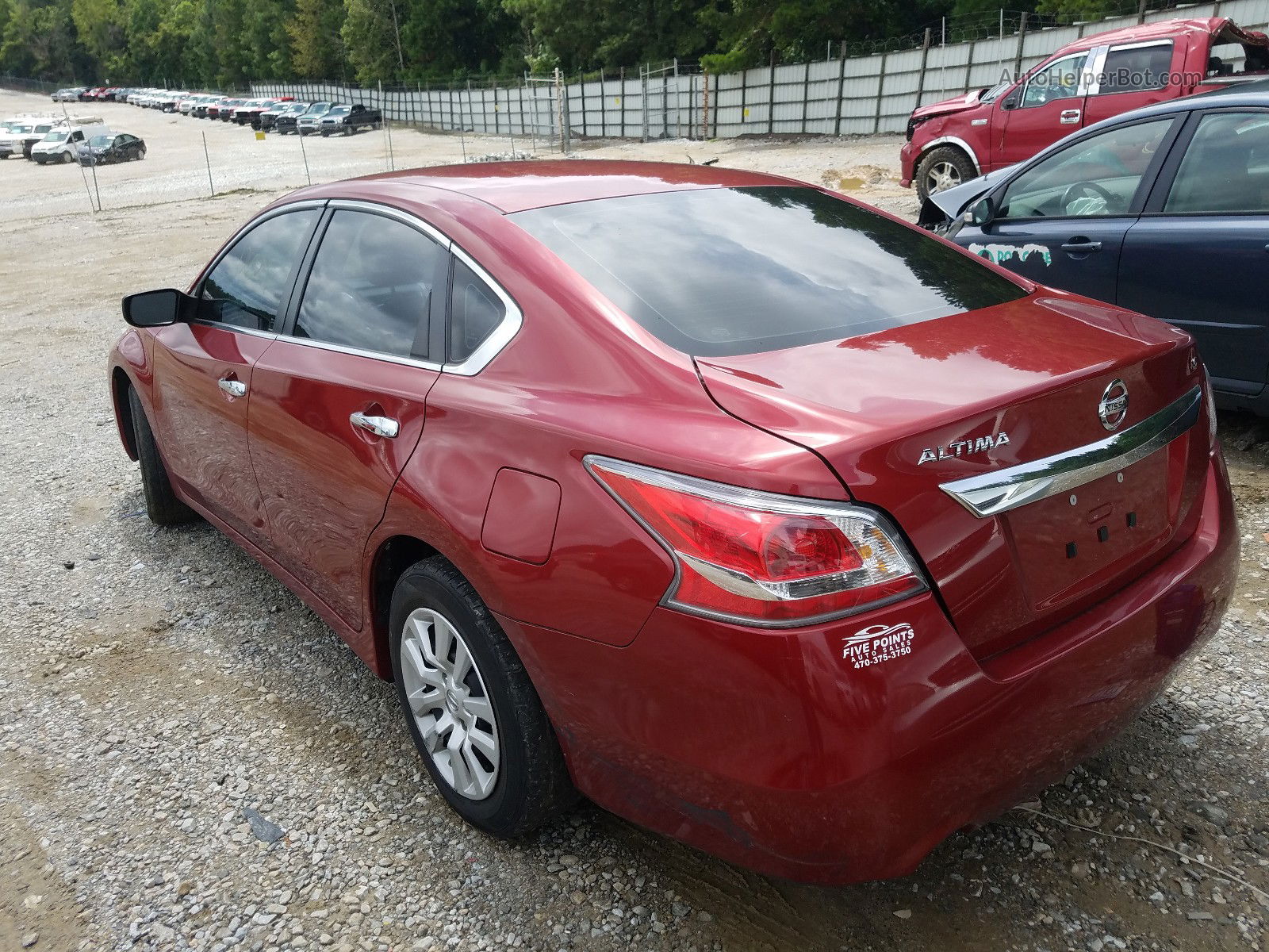 2015 Nissan Altima 2.5 Maroon vin: 1N4AL3AP6FC253474