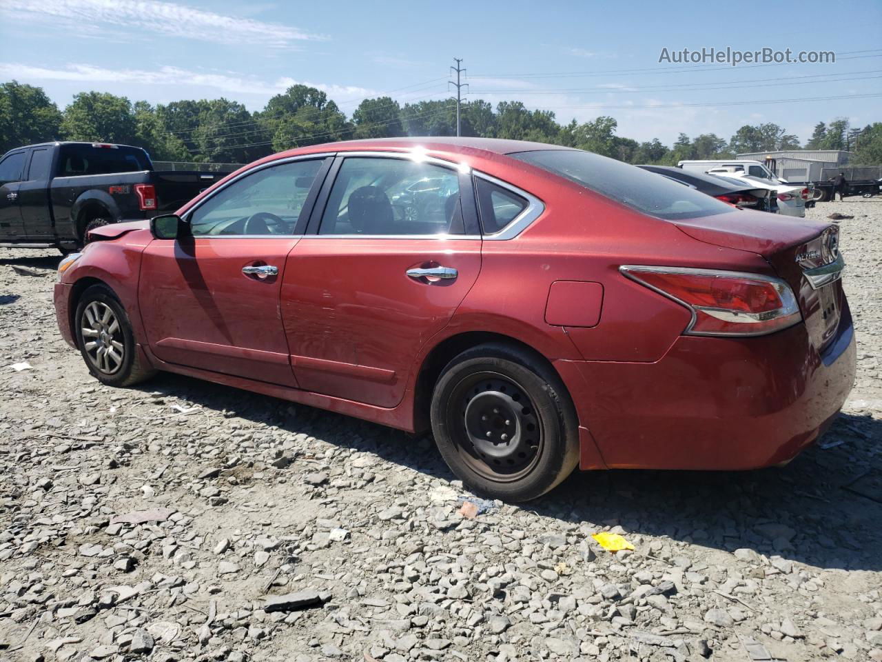 2015 Nissan Altima 2.5 Red vin: 1N4AL3AP6FC411263