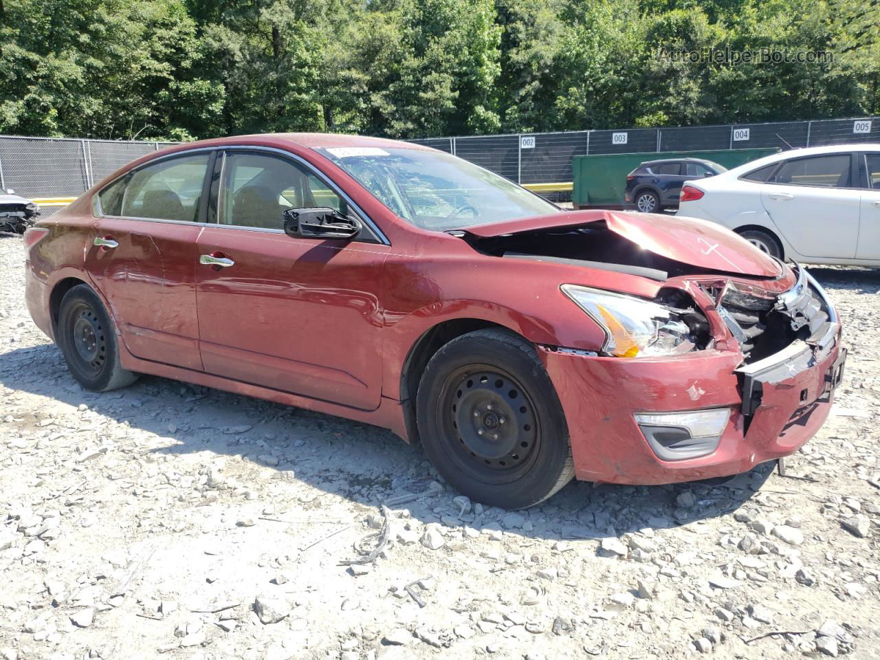 2015 Nissan Altima 2.5 Red vin: 1N4AL3AP6FC411263