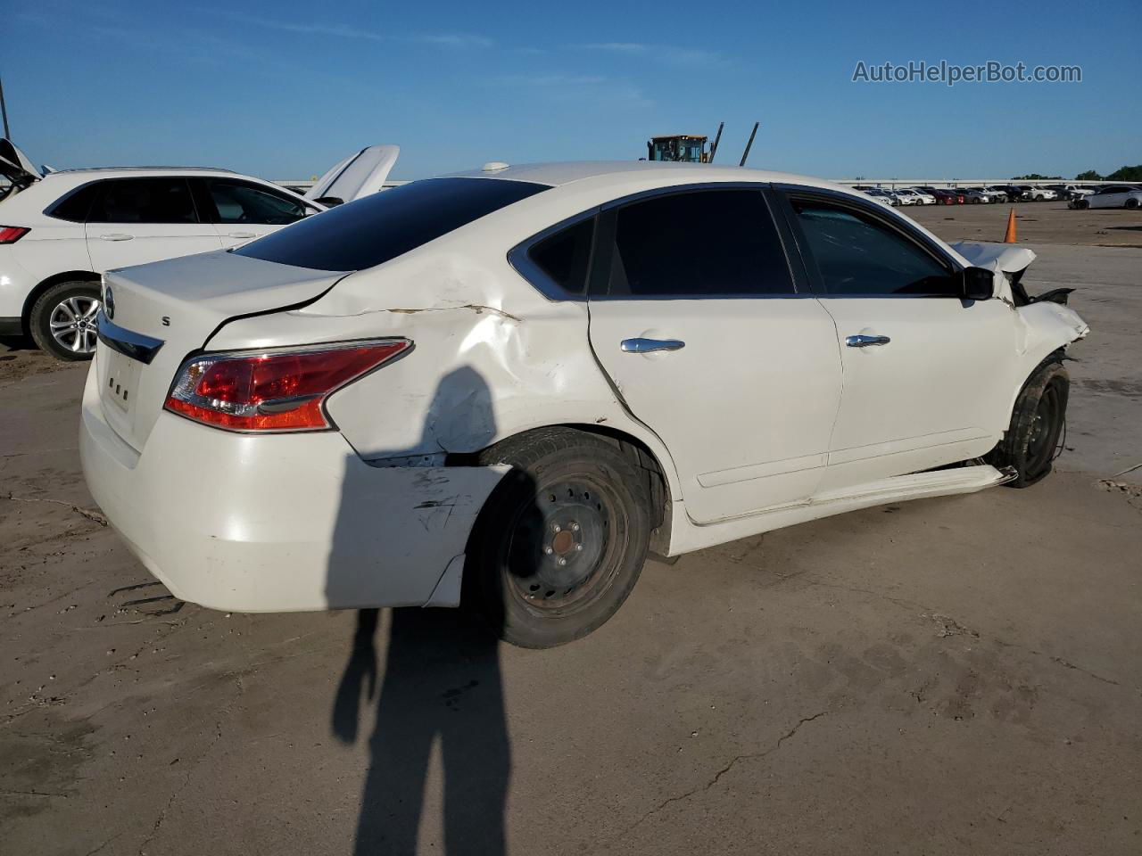 2015 Nissan Altima 2.5 White vin: 1N4AL3AP6FC413420