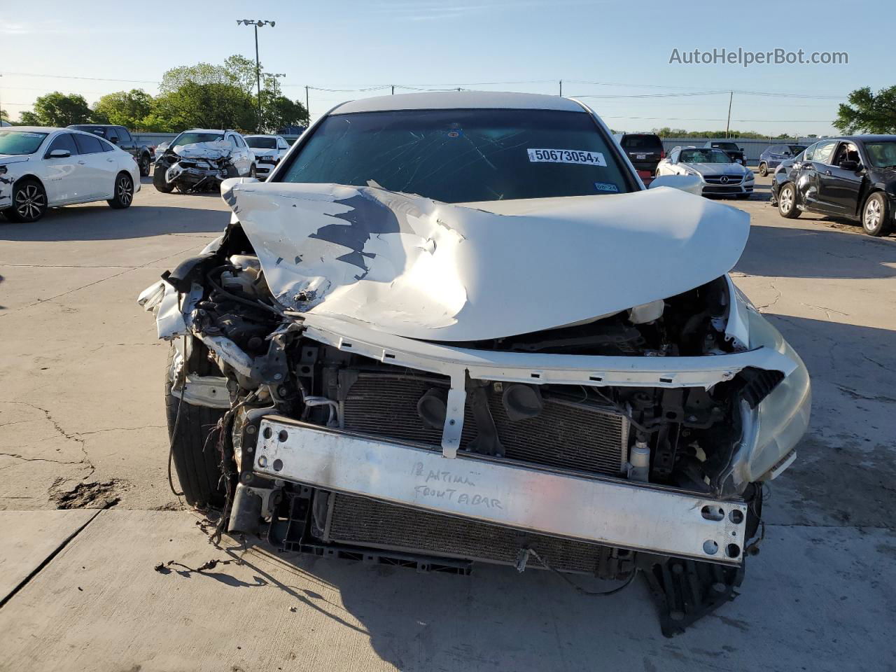 2015 Nissan Altima 2.5 White vin: 1N4AL3AP6FC413420