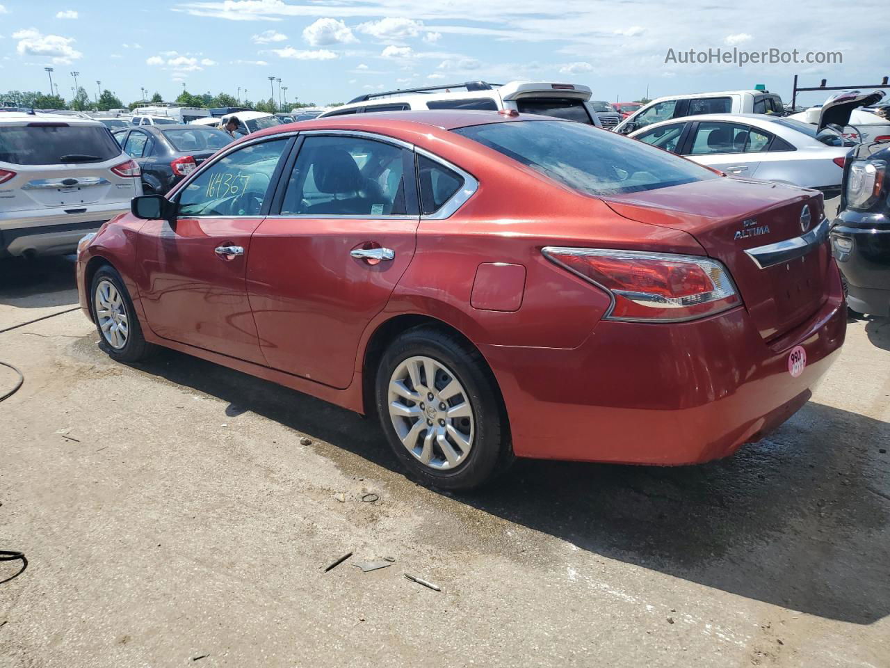 2015 Nissan Altima 2.5 Red vin: 1N4AL3AP6FC430847