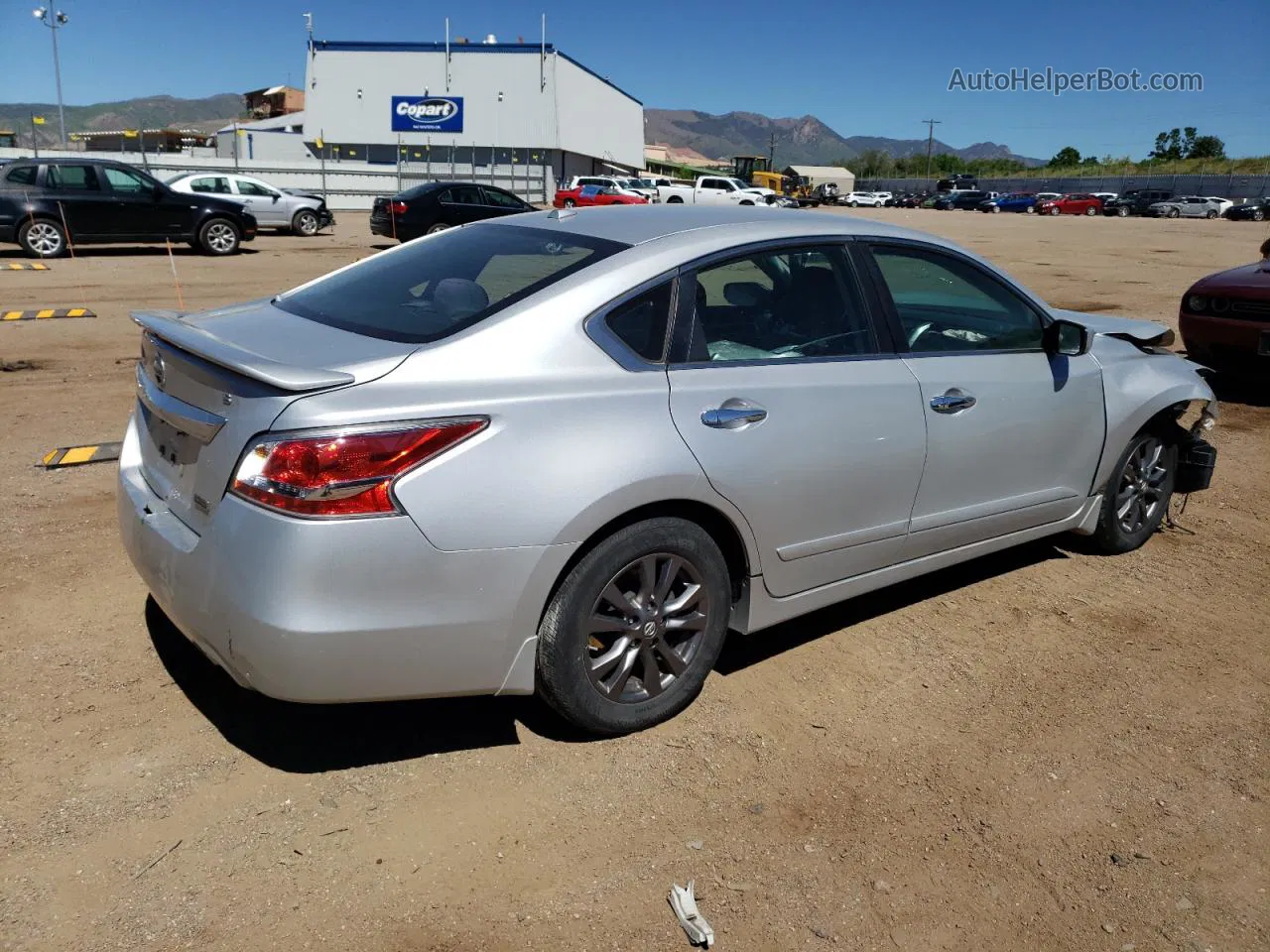 2015 Nissan Altima 2.5 Silver vin: 1N4AL3AP6FC485282