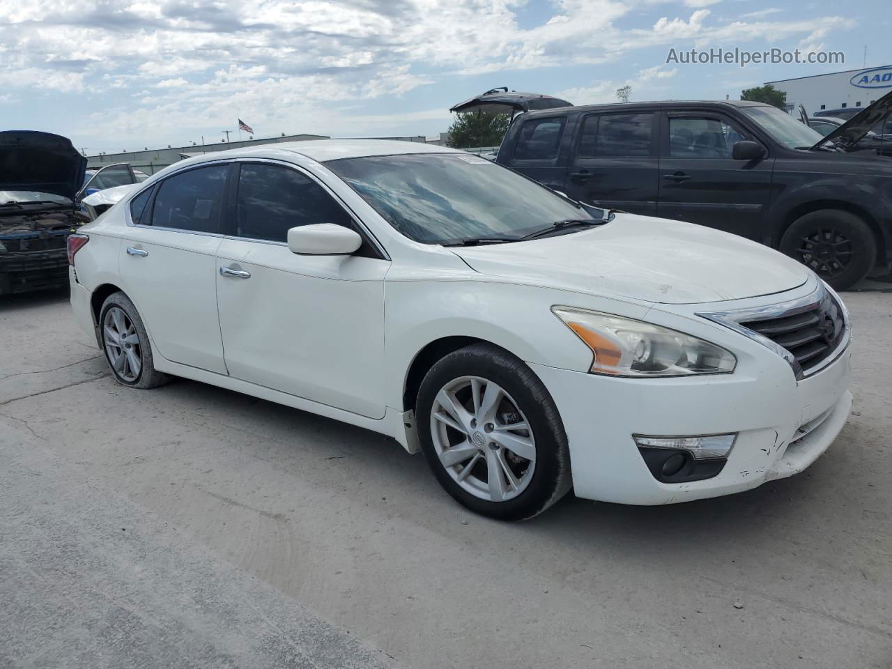 2015 Nissan Altima 2.5 White vin: 1N4AL3AP6FC583079