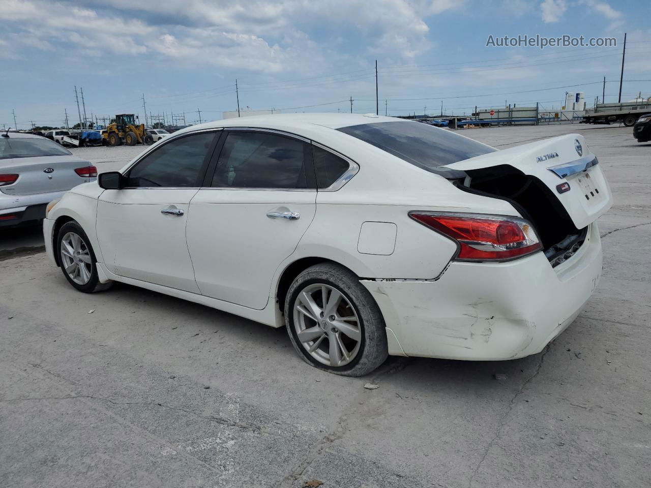 2015 Nissan Altima 2.5 White vin: 1N4AL3AP6FC583079