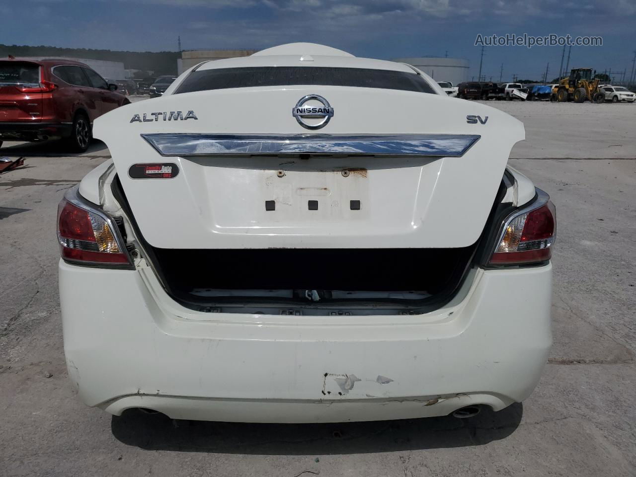 2015 Nissan Altima 2.5 White vin: 1N4AL3AP6FC583079