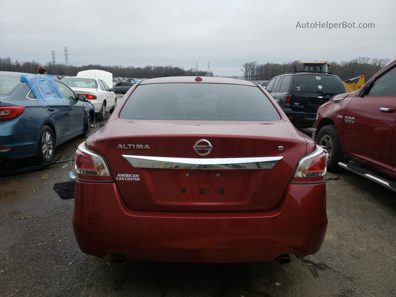 2015 Nissan Altima 2.5 Red vin: 1N4AL3AP6FN320501