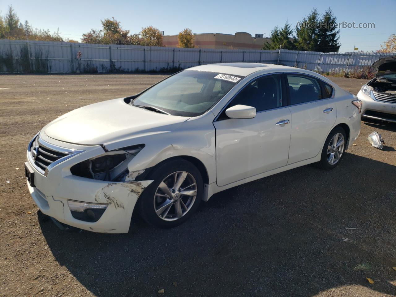 2015 Nissan Altima 2.5 White vin: 1N4AL3AP6FN383372