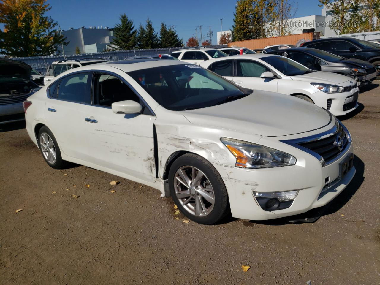 2015 Nissan Altima 2.5 White vin: 1N4AL3AP6FN383372