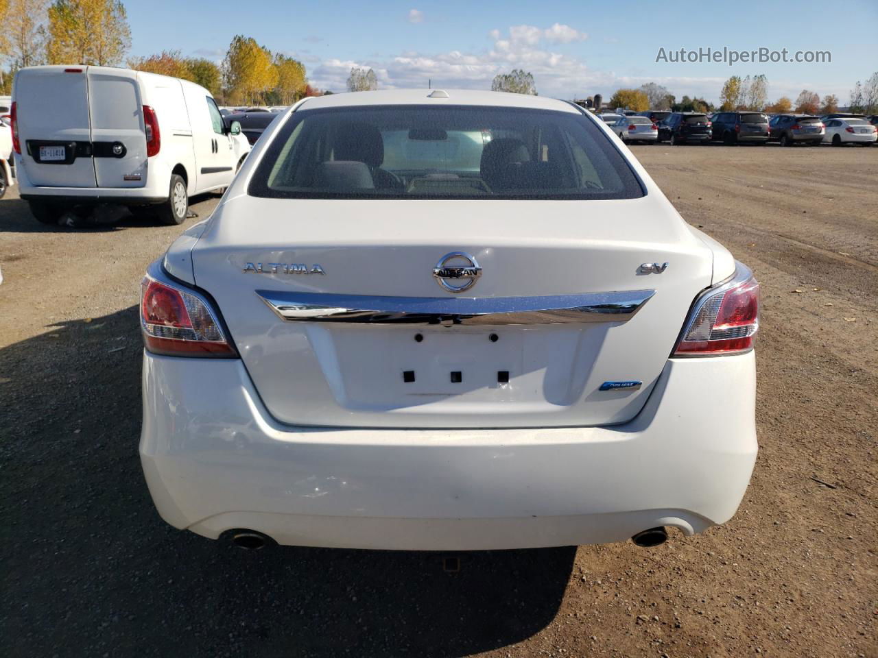 2015 Nissan Altima 2.5 White vin: 1N4AL3AP6FN383372