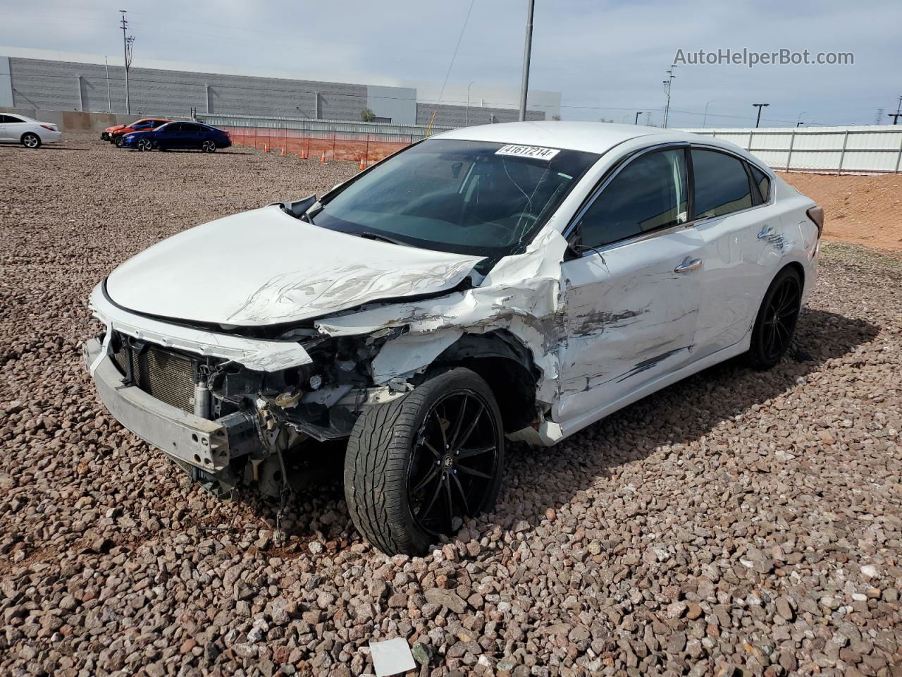 2015 Nissan Altima 2.5 White vin: 1N4AL3AP6FN385400