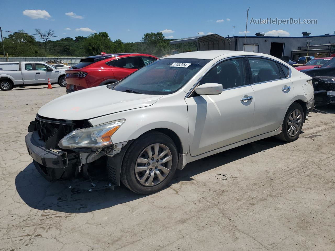 2015 Nissan Altima 2.5 White vin: 1N4AL3AP6FN910942