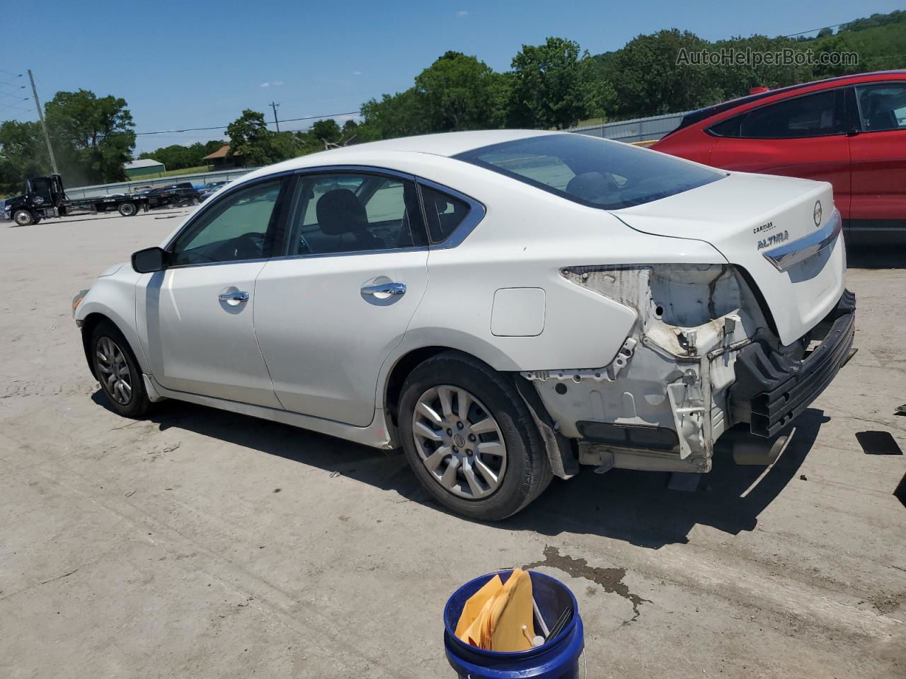 2015 Nissan Altima 2.5 White vin: 1N4AL3AP6FN910942