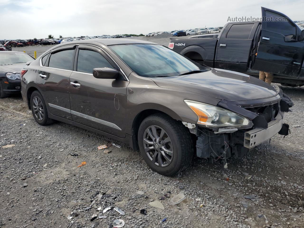 2015 Nissan Altima 2.5 Brown vin: 1N4AL3AP6FN919043