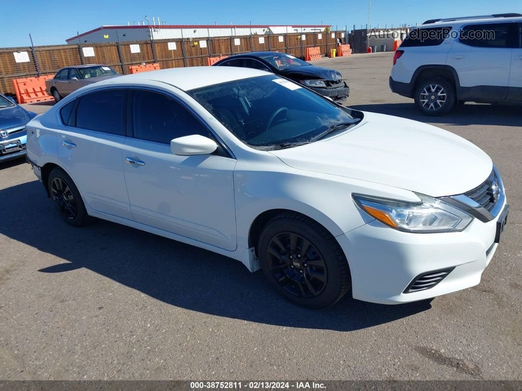 2016 Nissan Altima 2.5 S White vin: 1N4AL3AP6GN332990