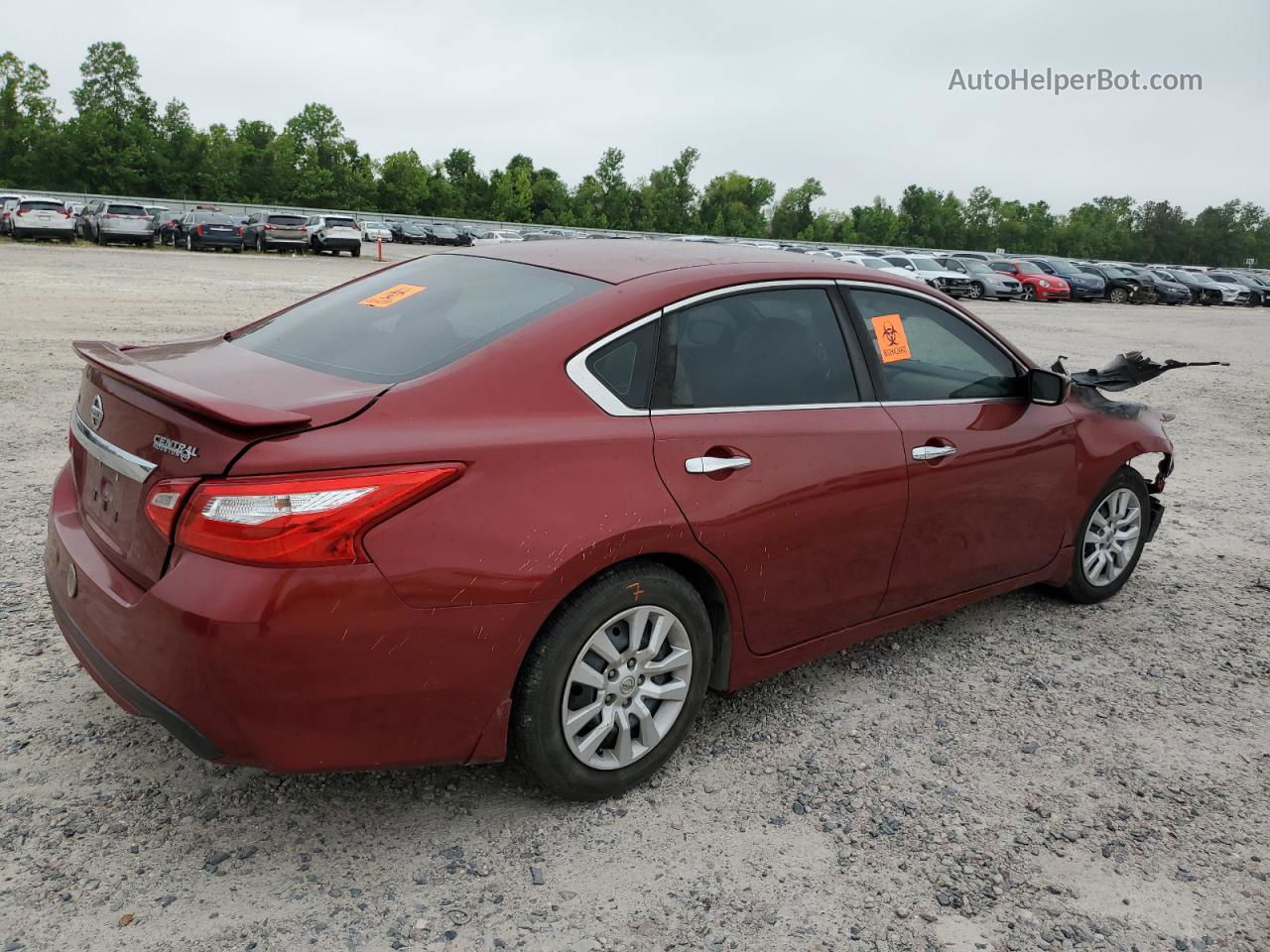 2016 Nissan Altima 2.5 Burgundy vin: 1N4AL3AP6GN333220