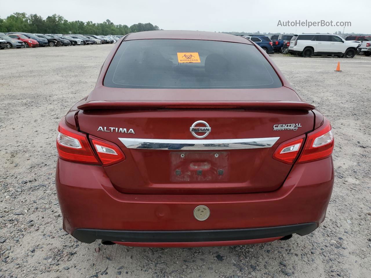 2016 Nissan Altima 2.5 Burgundy vin: 1N4AL3AP6GN333220