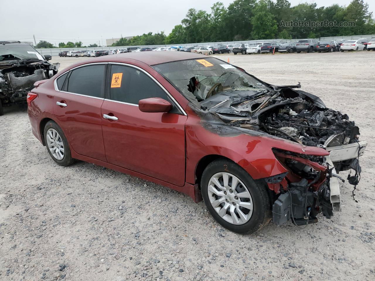 2016 Nissan Altima 2.5 Burgundy vin: 1N4AL3AP6GN333220