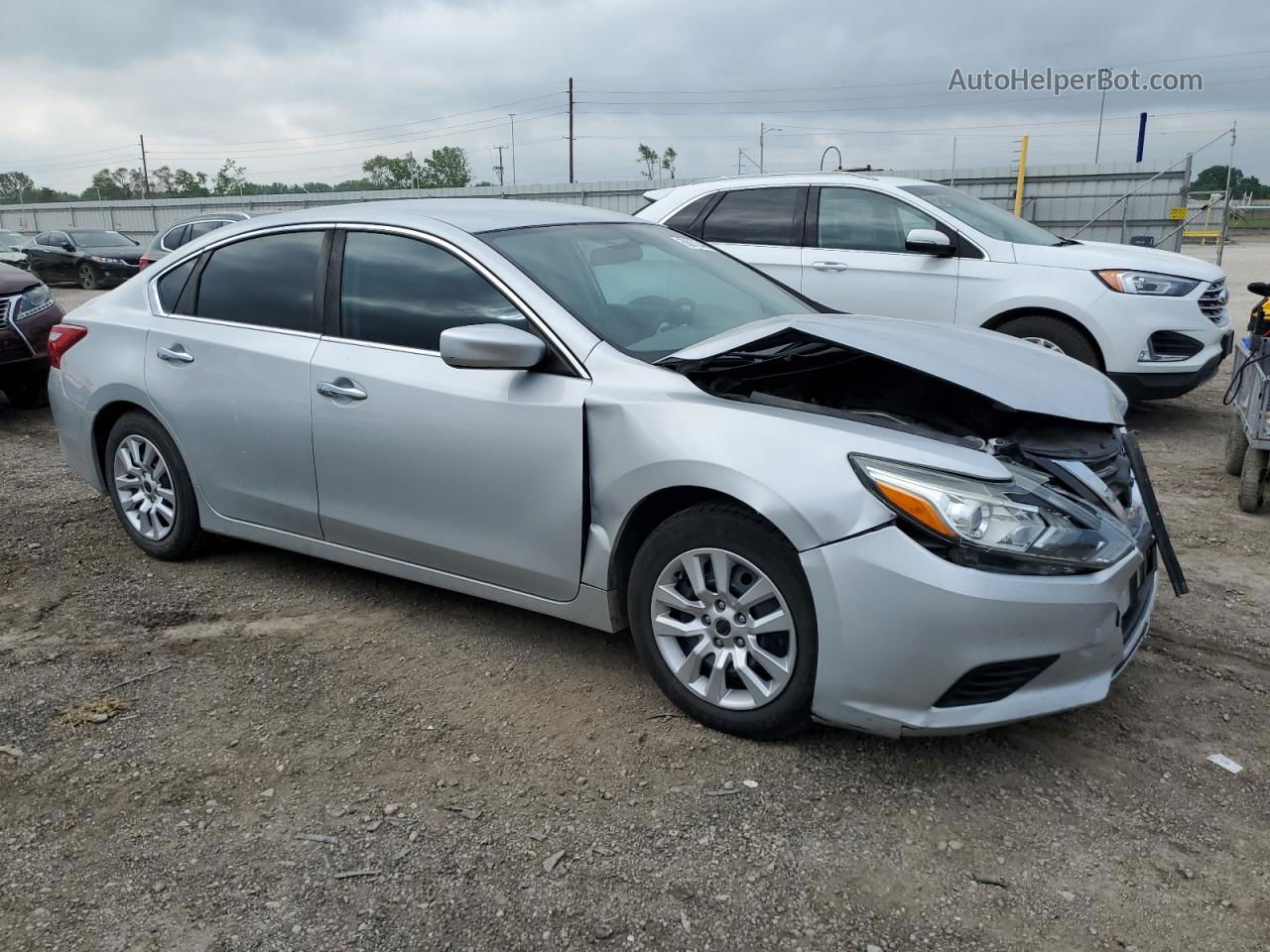 2016 Nissan Altima 2.5 Silver vin: 1N4AL3AP6GN334237