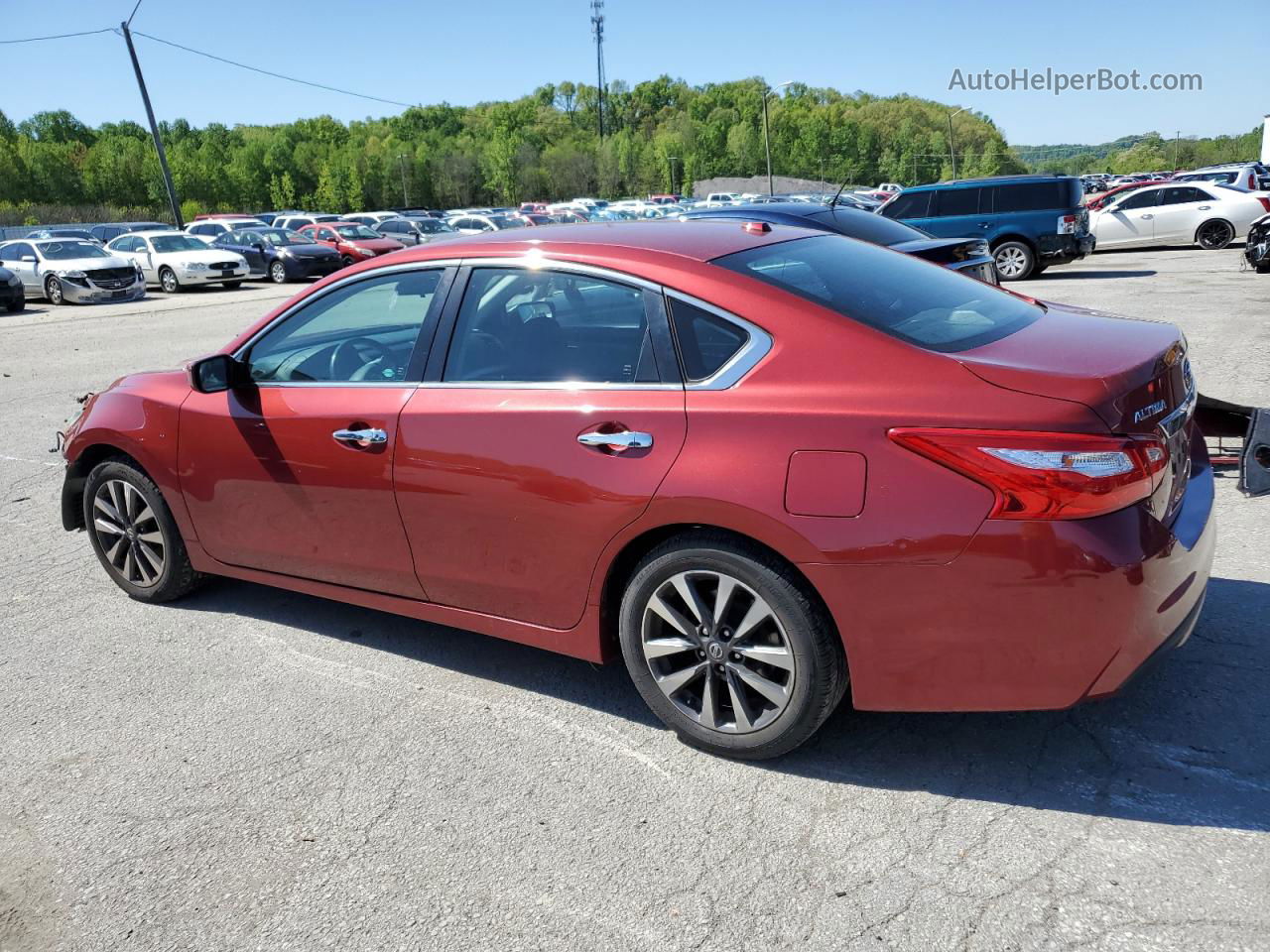 2017 Nissan Altima 2.5 Red vin: 1N4AL3AP6HC117445