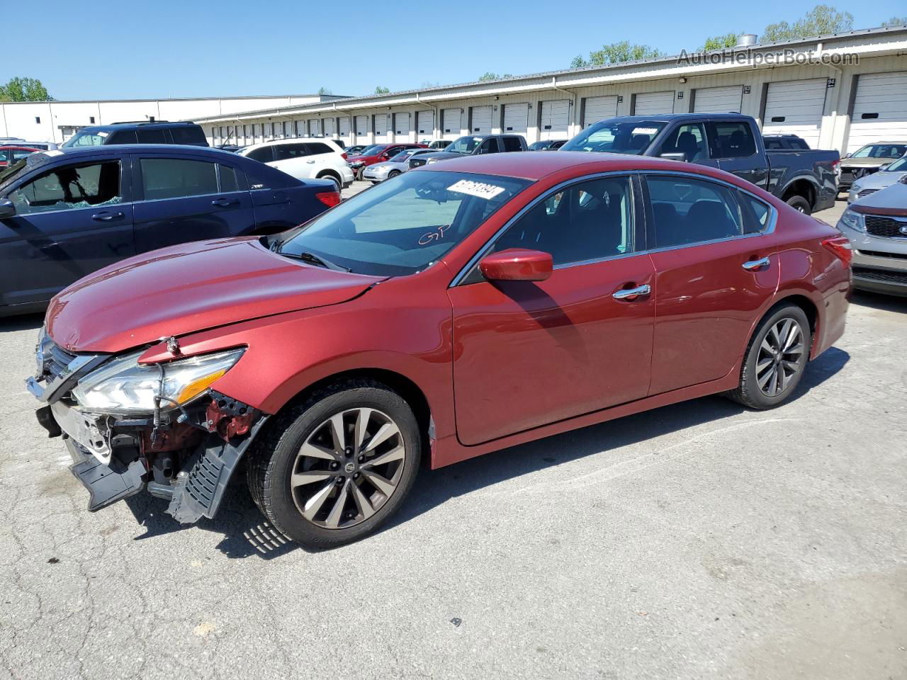 2017 Nissan Altima 2.5 Red vin: 1N4AL3AP6HC117445