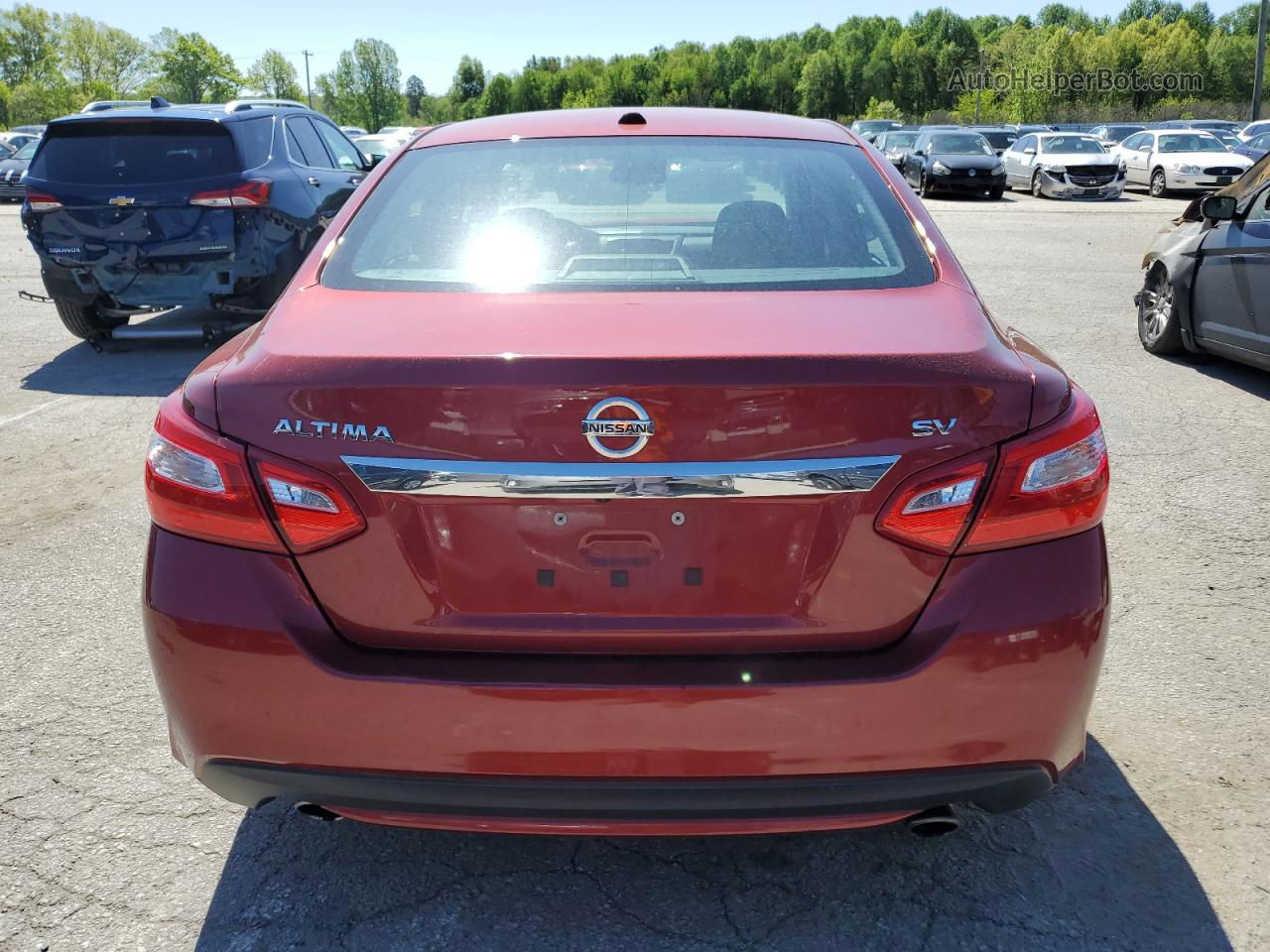 2017 Nissan Altima 2.5 Red vin: 1N4AL3AP6HC117445