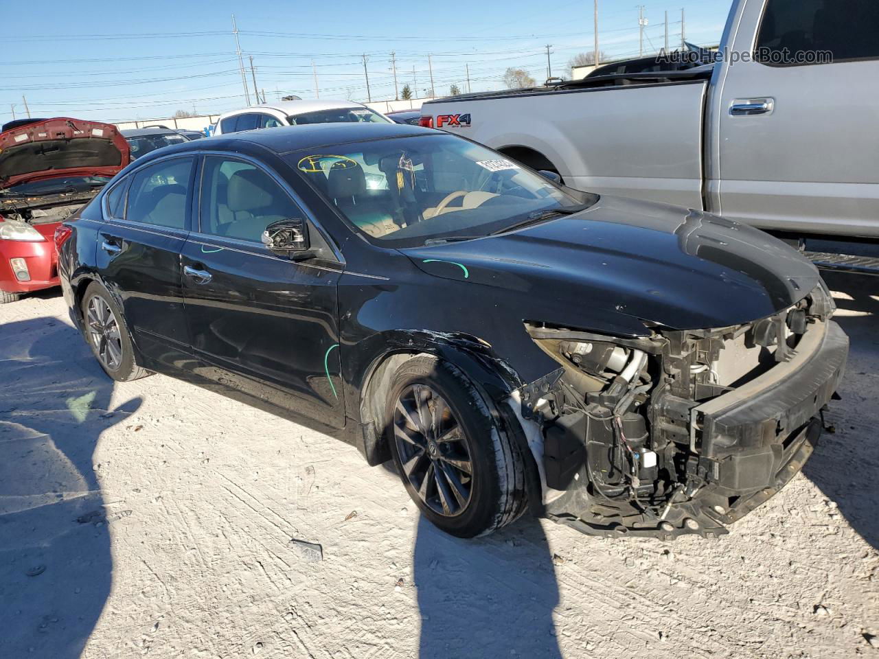 2017 Nissan Altima 2.5 Black vin: 1N4AL3AP6HC119230