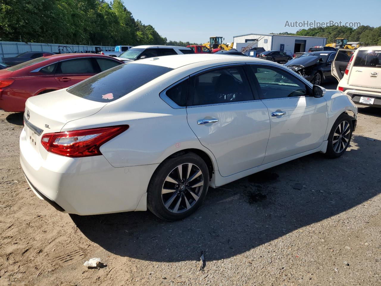 2017 Nissan Altima 2.5 White vin: 1N4AL3AP6HC122449