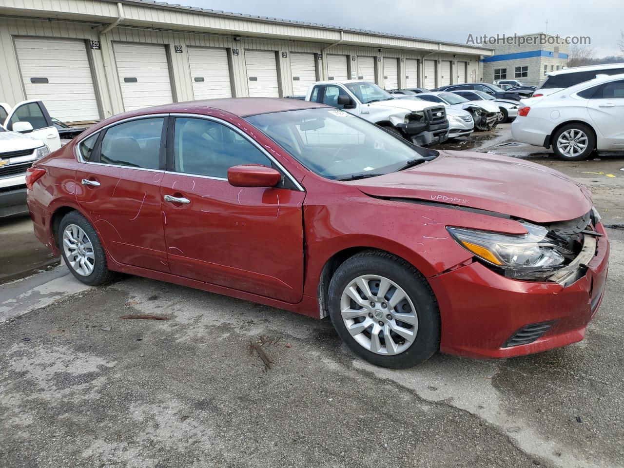 2017 Nissan Altima 2.5 Red vin: 1N4AL3AP6HC130776