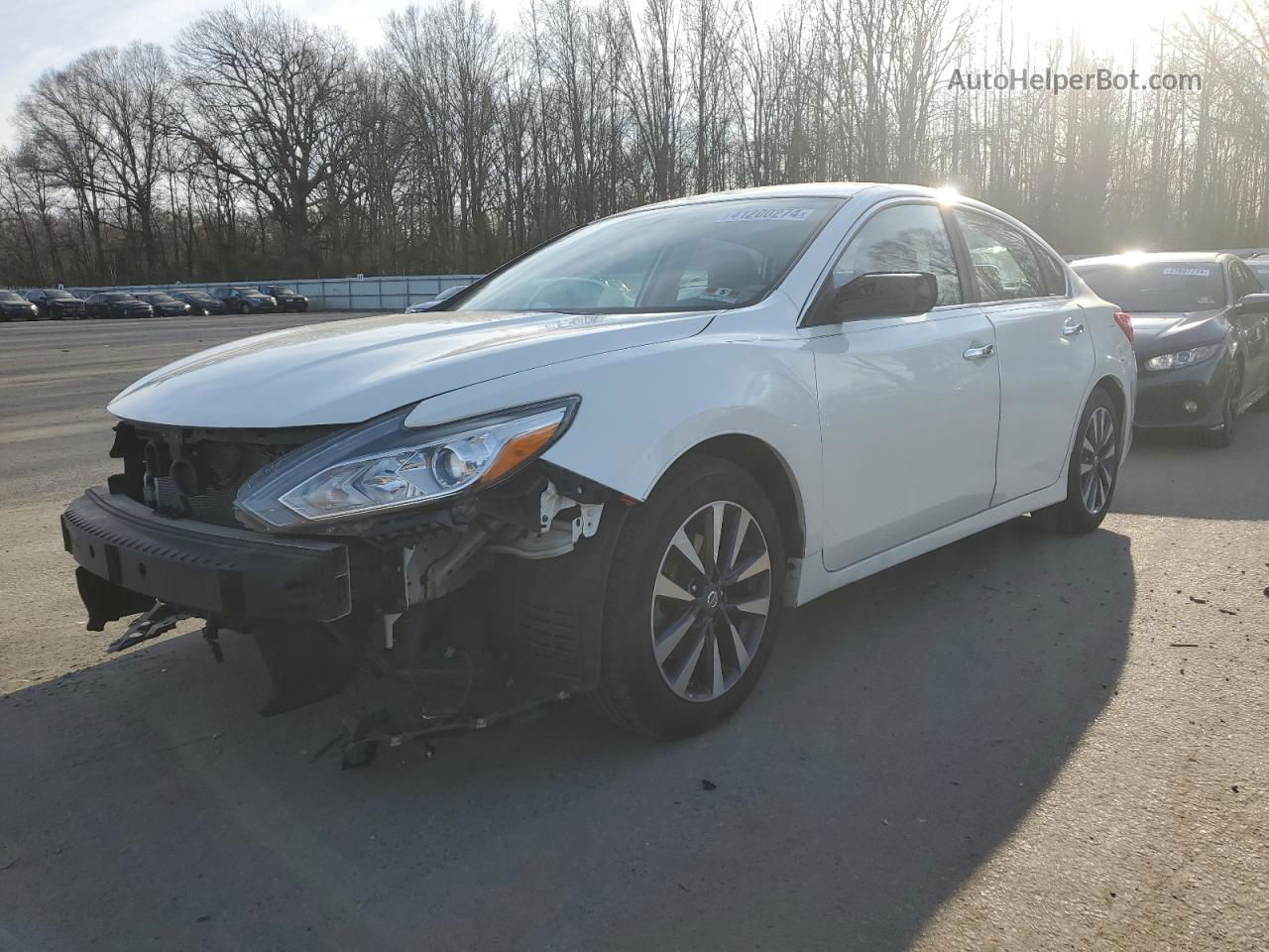 2017 Nissan Altima 2.5 White vin: 1N4AL3AP6HC156620