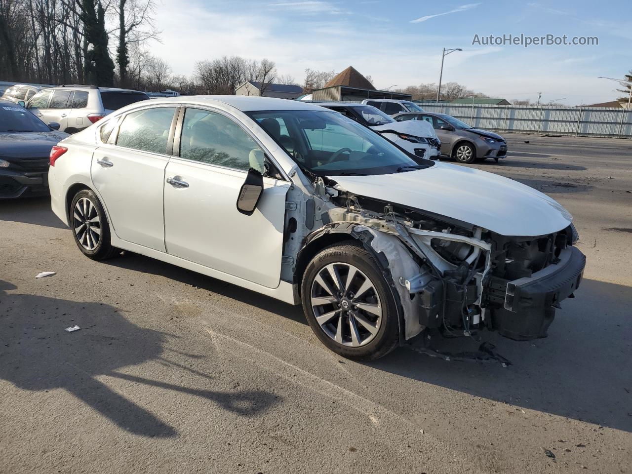 2017 Nissan Altima 2.5 White vin: 1N4AL3AP6HC156620