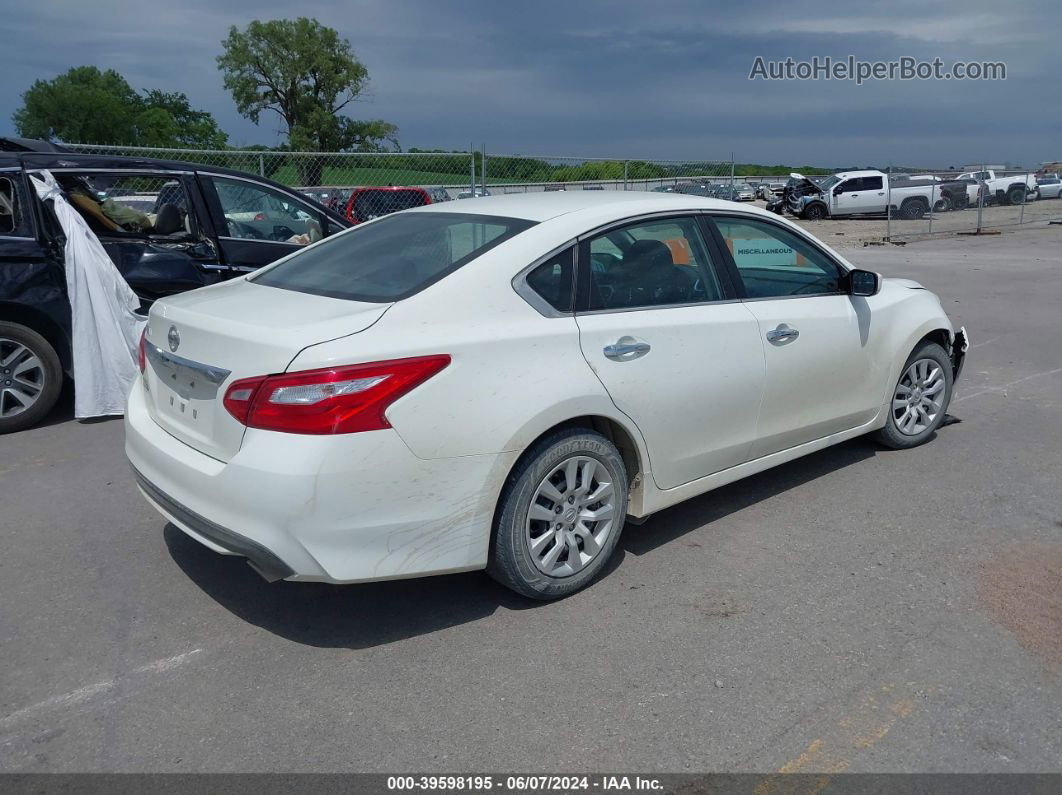 2017 Nissan Altima 2.5 S Белый vin: 1N4AL3AP6HC166659