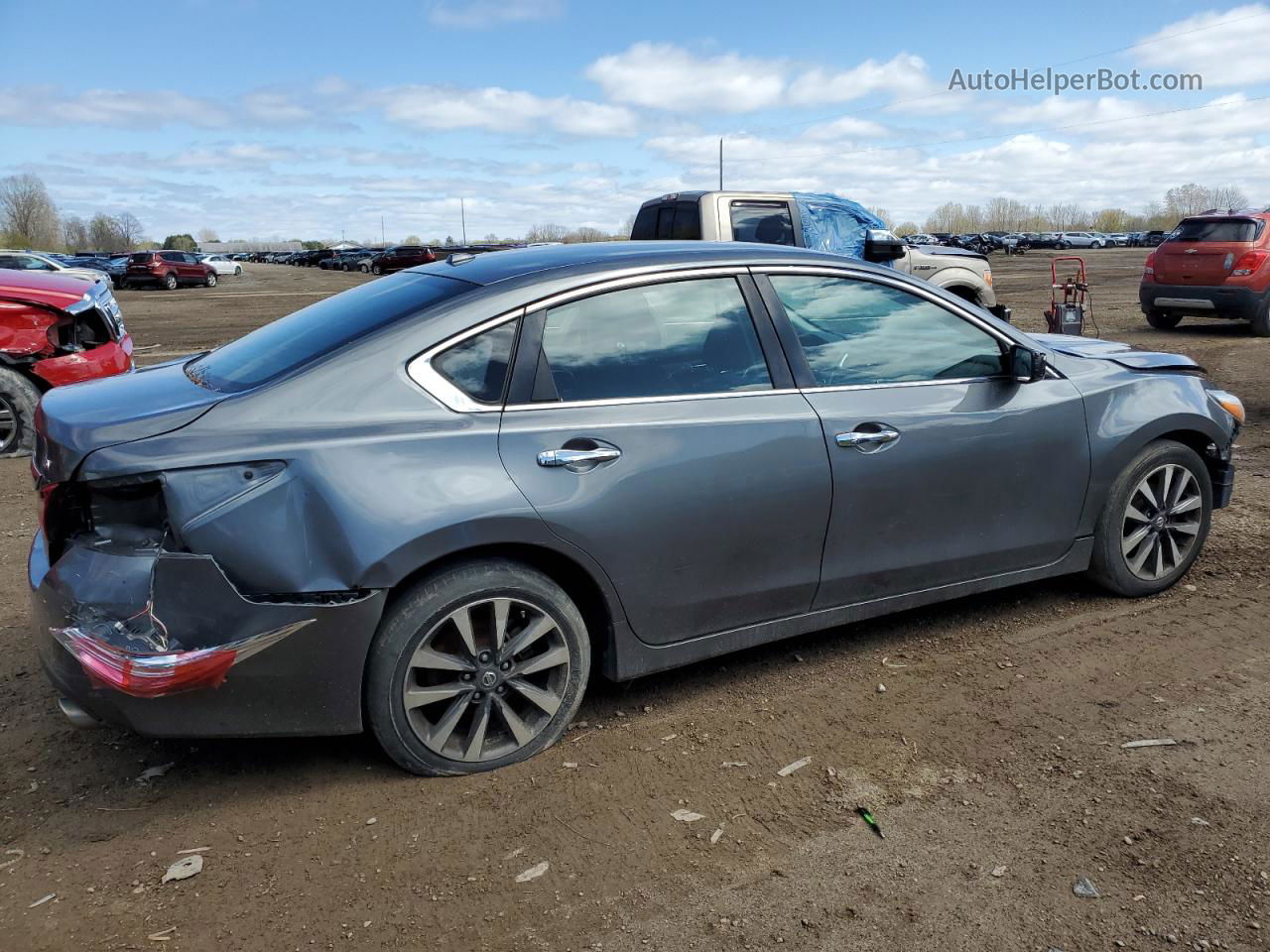 2017 Nissan Altima 2.5 Gray vin: 1N4AL3AP6HC243806