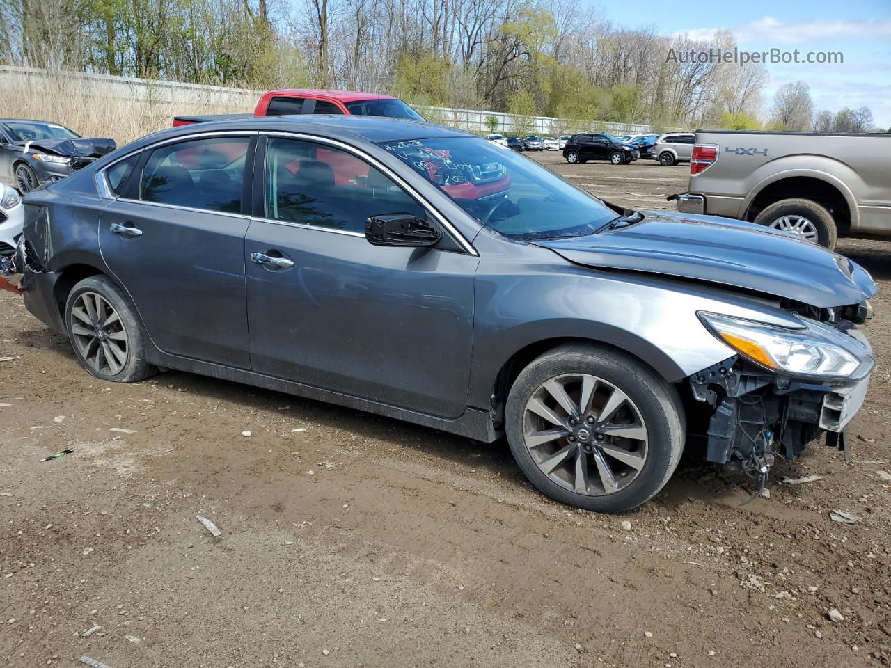 2017 Nissan Altima 2.5 Gray vin: 1N4AL3AP6HC243806