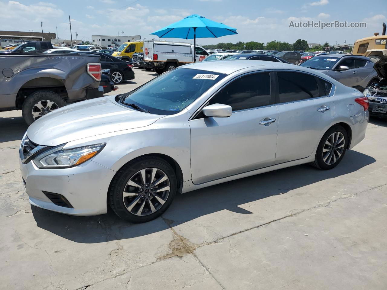 2017 Nissan Altima 2.5 Silver vin: 1N4AL3AP6HC249430