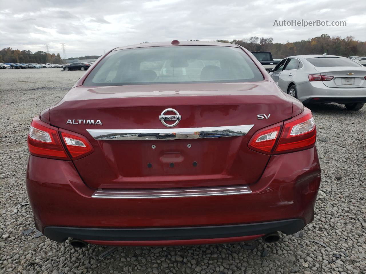 2017 Nissan Altima 2.5 Red vin: 1N4AL3AP6HC265319