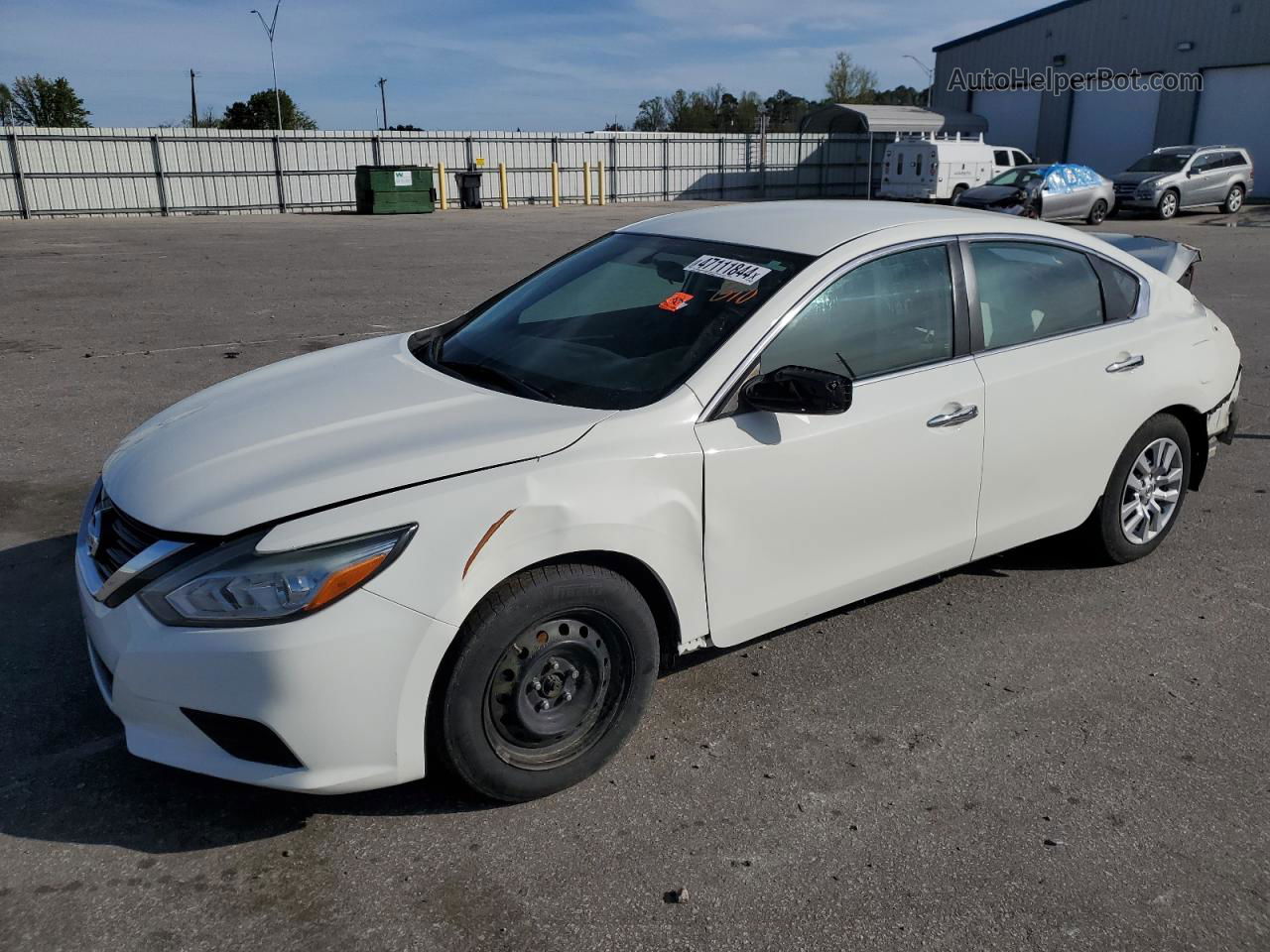 2017 Nissan Altima 2.5 White vin: 1N4AL3AP6HC284002