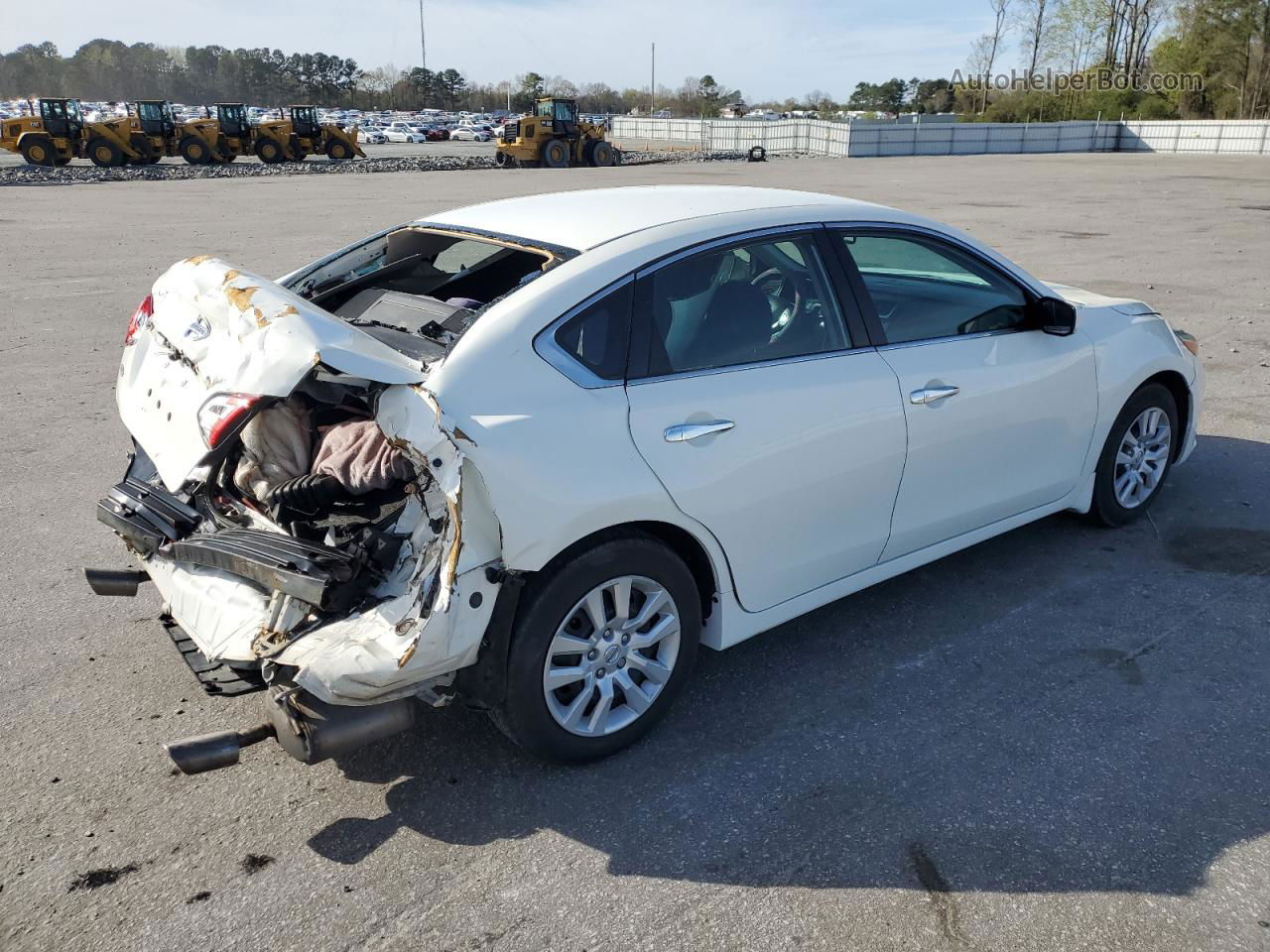 2017 Nissan Altima 2.5 White vin: 1N4AL3AP6HC284002