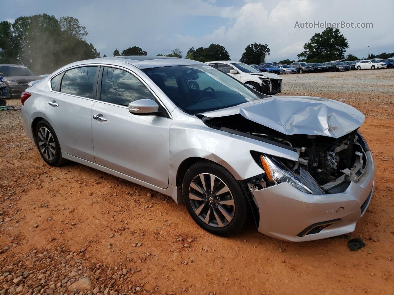 2017 Nissan Altima 2.5 Silver vin: 1N4AL3AP6HC471272