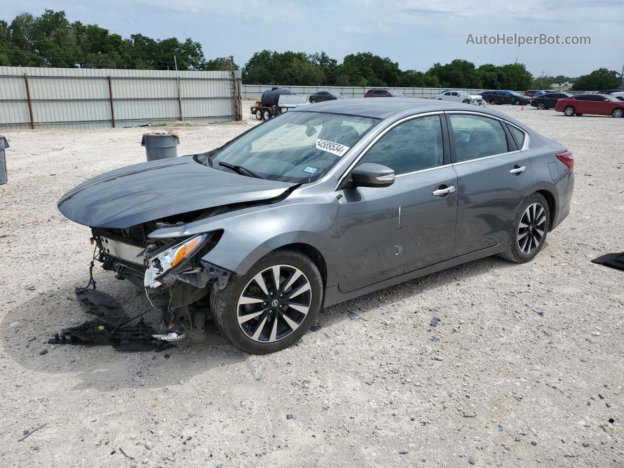 2018 Nissan Altima 2.5 Gray vin: 1N4AL3AP6JC120481