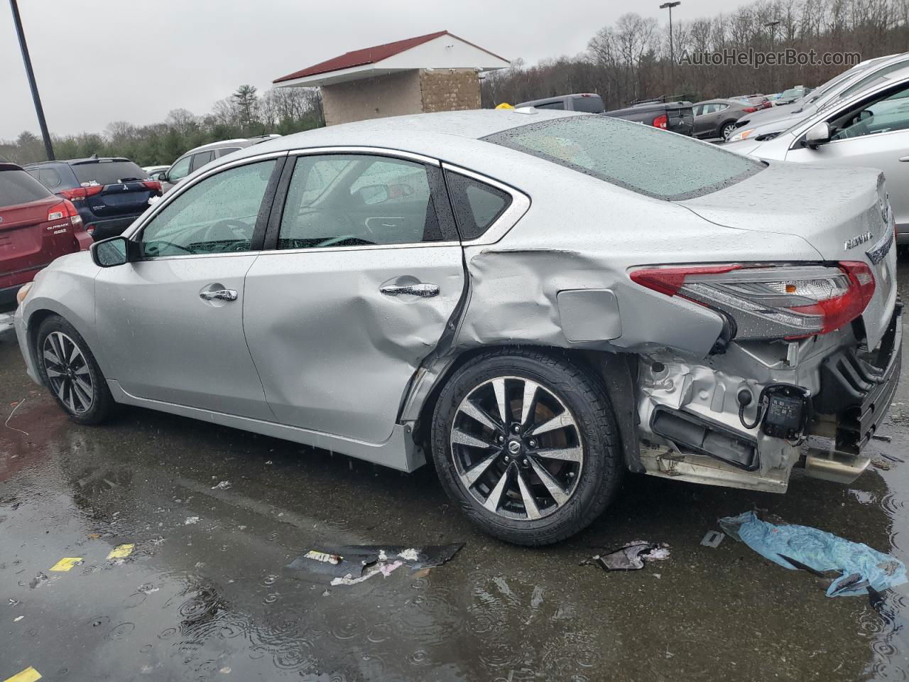 2018 Nissan Altima 2.5 Silver vin: 1N4AL3AP6JC123025