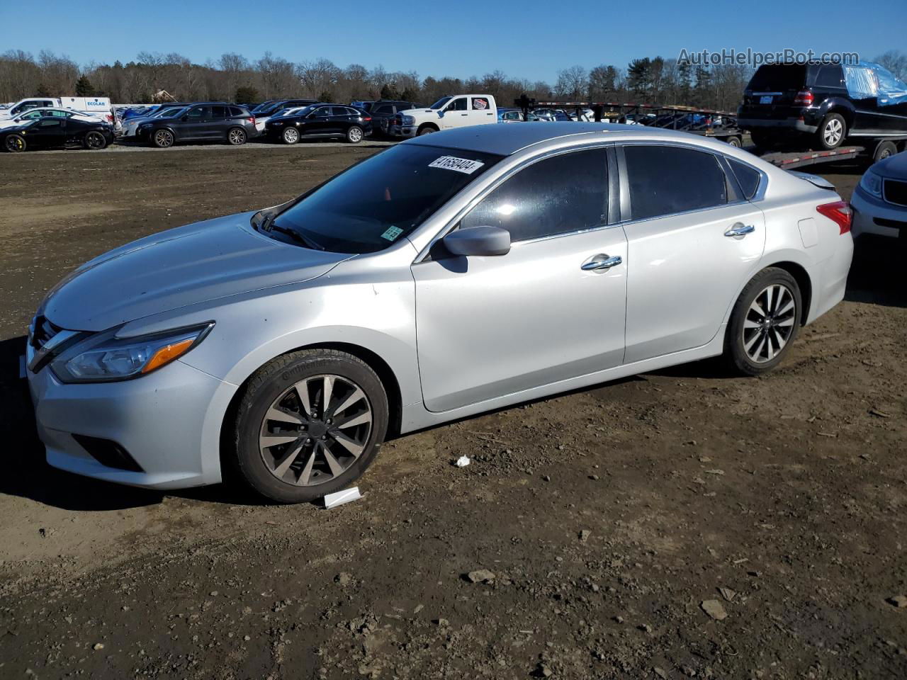 2018 Nissan Altima 2.5 Серебряный vin: 1N4AL3AP6JC169311