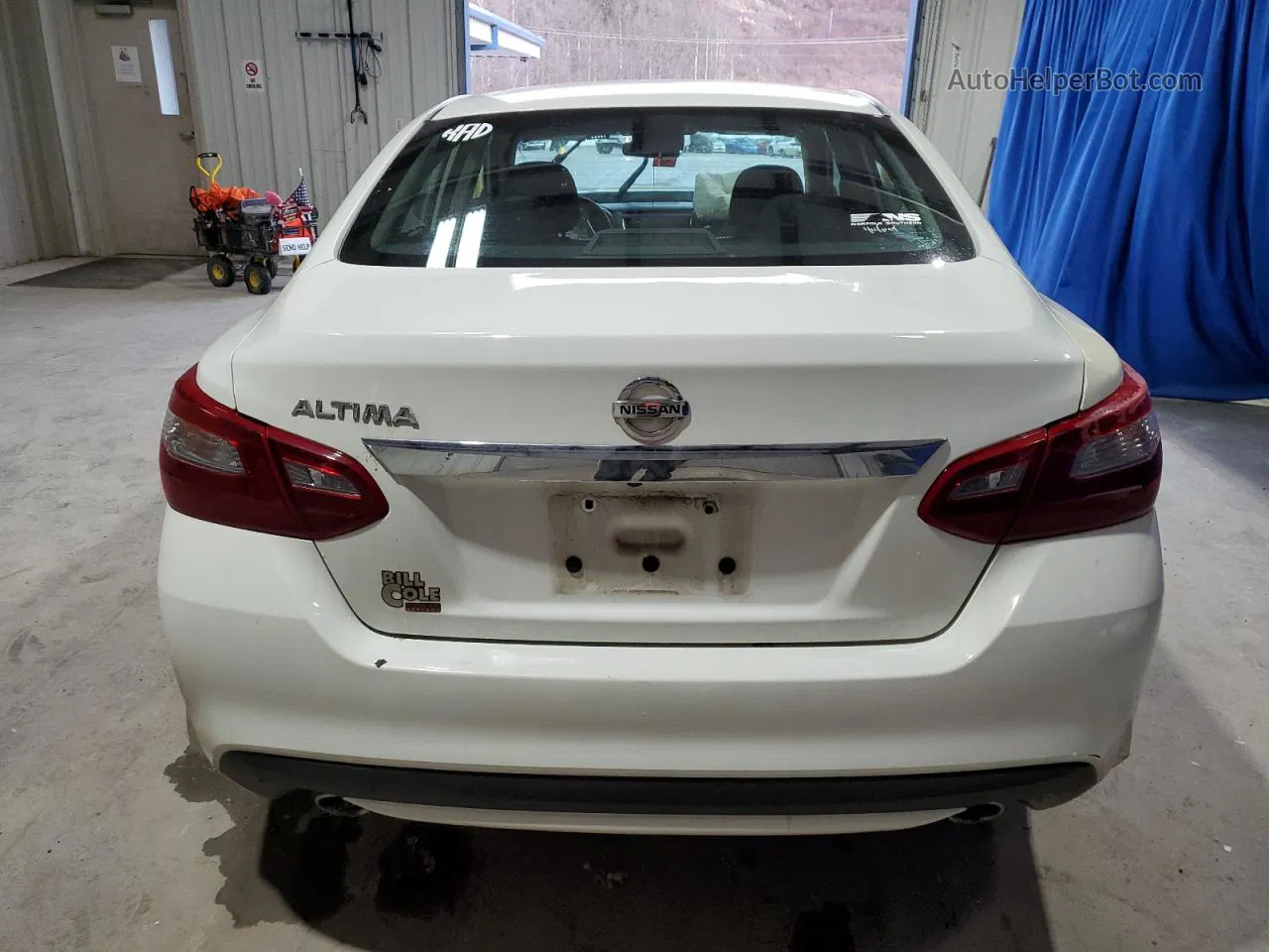 2018 Nissan Altima 2.5 White vin: 1N4AL3AP6JC477224