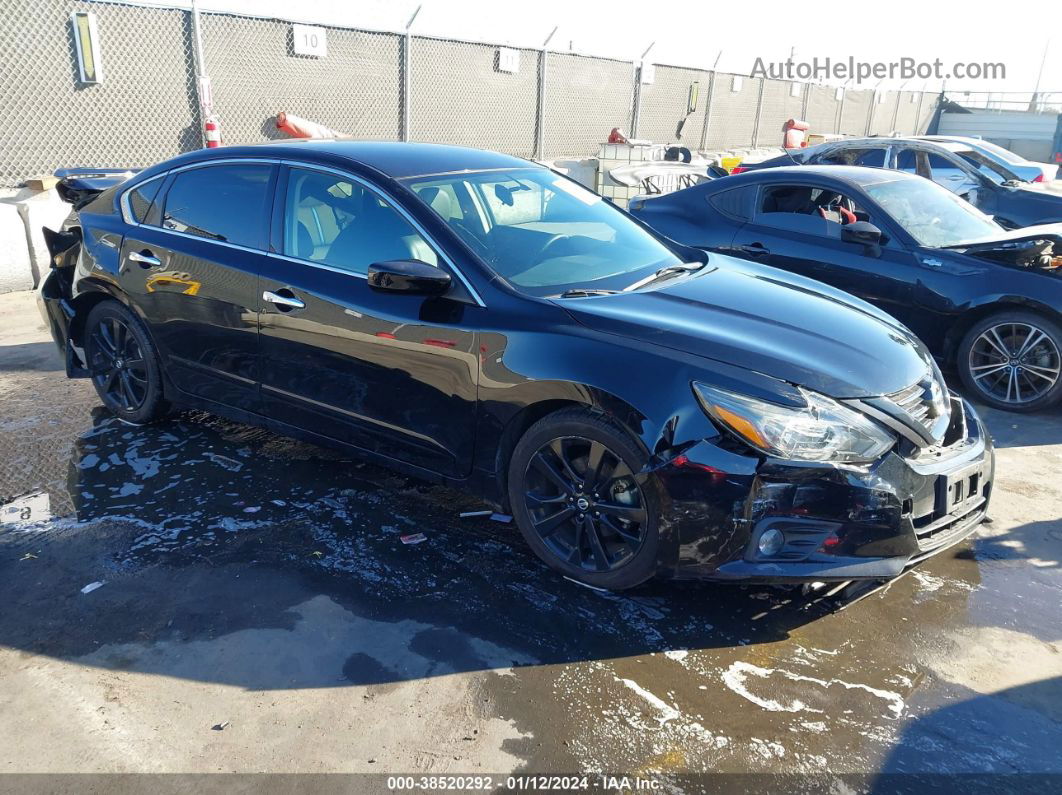 2018 Nissan Altima 2.5 Sr Black vin: 1N4AL3AP6JC477773