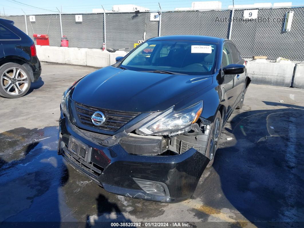 2018 Nissan Altima 2.5 Sr Black vin: 1N4AL3AP6JC477773