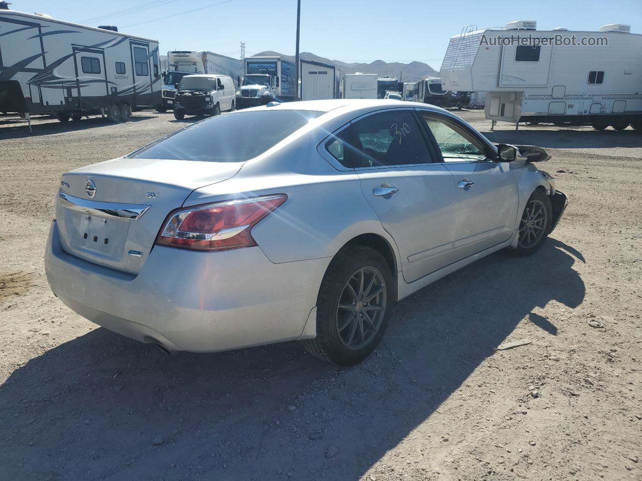 2013 Nissan Altima 2.5 Серебряный vin: 1N4AL3AP7DN567474