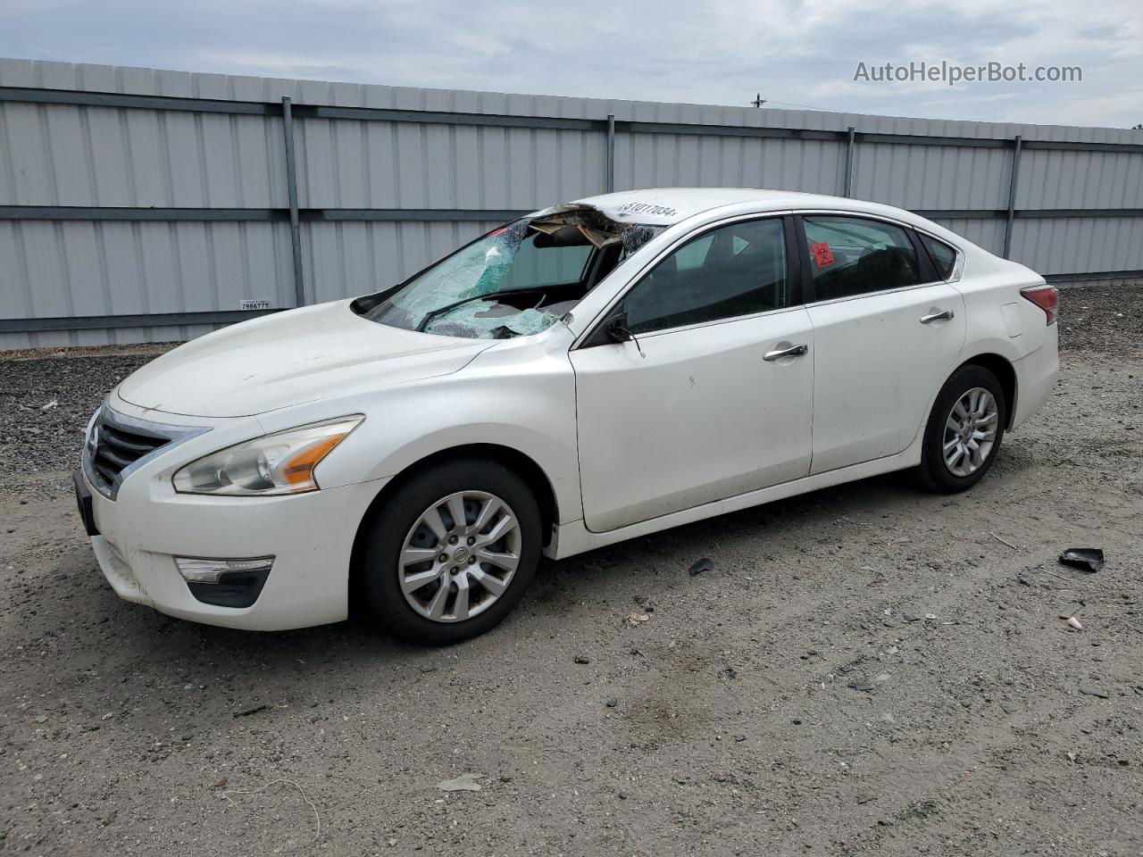 2014 Nissan Altima 2.5 White vin: 1N4AL3AP7EC153365